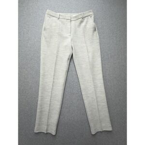 Boss Dress Pants Womens 8 Gray Ponte Slim Tapered Pull On Stretch Work Office